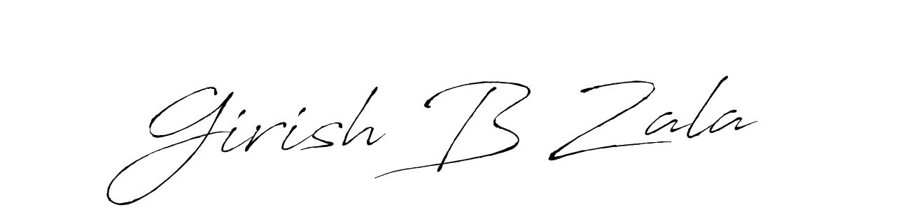 It looks lik you need a new signature style for name Girish B Zala. Design unique handwritten (Antro_Vectra) signature with our free signature maker in just a few clicks. Girish B Zala signature style 6 images and pictures png